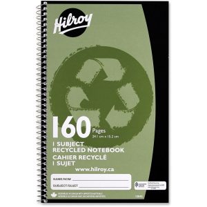 Alternative view of Hilroy 1-Subject Recycled Personal Size Notebook