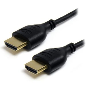 Alternative view of StarTech.com 6ft Slim HDMI Cable, 4K High Speed HDMI Cable with Ethernet, 4K 30Hz UHD HDMI Cord 36AWG, 4K HDMI 1.4 Video/Display Cable