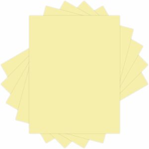 Alternative view of EarthChoice Colors Vellum Bristol Stock - Canary-Quantity 250 / Pack