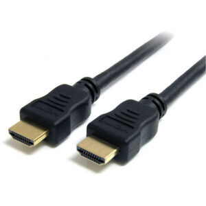 Alternative view of StarTech.com 10ft HDMI Cable, 4K High Speed HDMI Cable with Ethernet, 4K 30Hz UHD HDMI Cord M/M, 4K HDMI 1.4 Video/Display Cable, Black