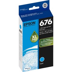 Alternative view of Epson DURABrite Ultra 676 Original Inkjet Ink Cartridge - Cyan - 1 Each