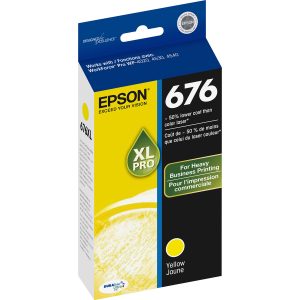 Alternative view of Epson DURABrite Ultra 676XL Original Inkjet Ink Cartridge - Yellow - 1 Each