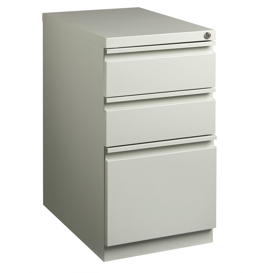 Lorell 23" Box/Box/File Mobile File Cabinet with Full-Width Pull - Image 7