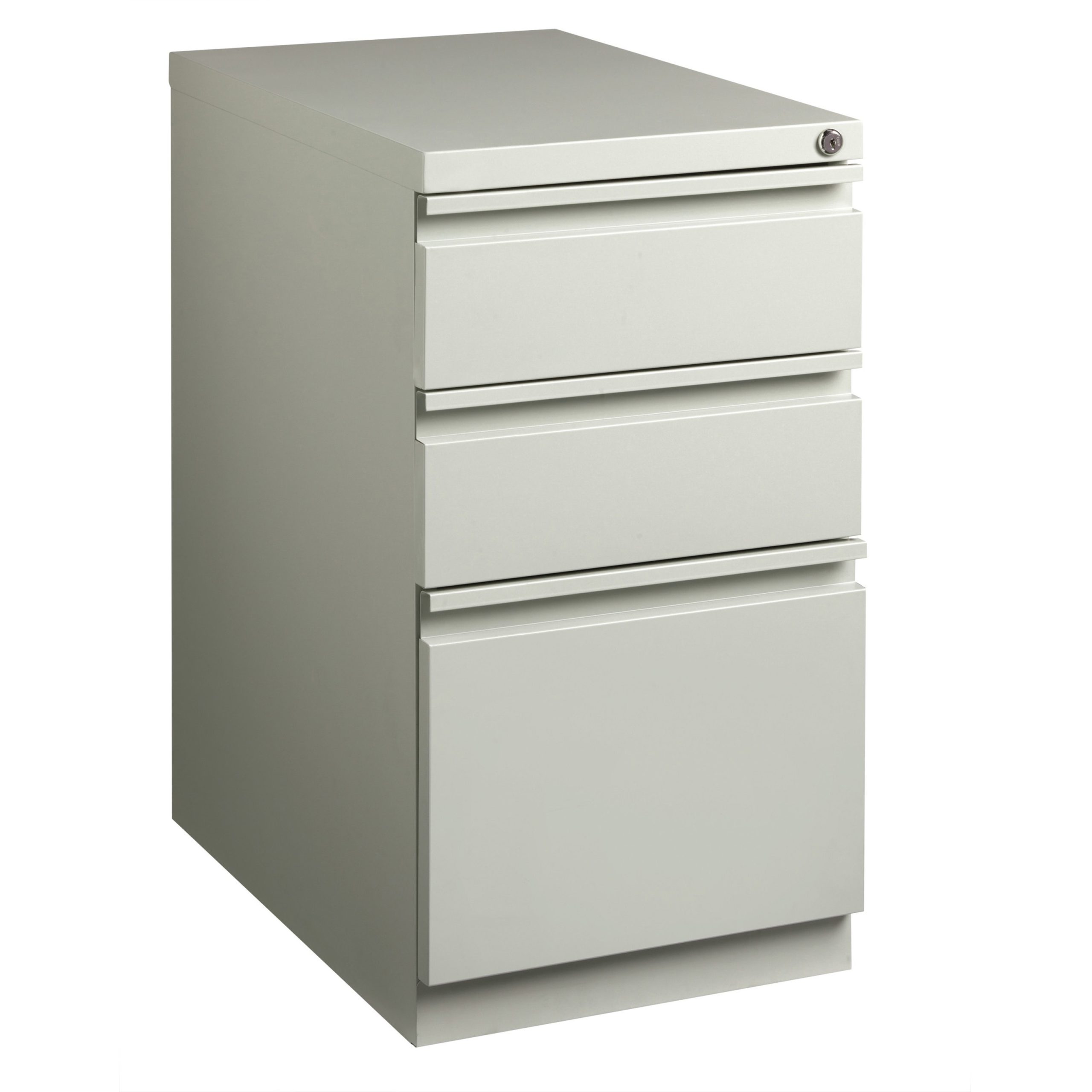 Lorell 23" Box/Box/File Mobile File Cabinet with Full-Width Pull - Image 4