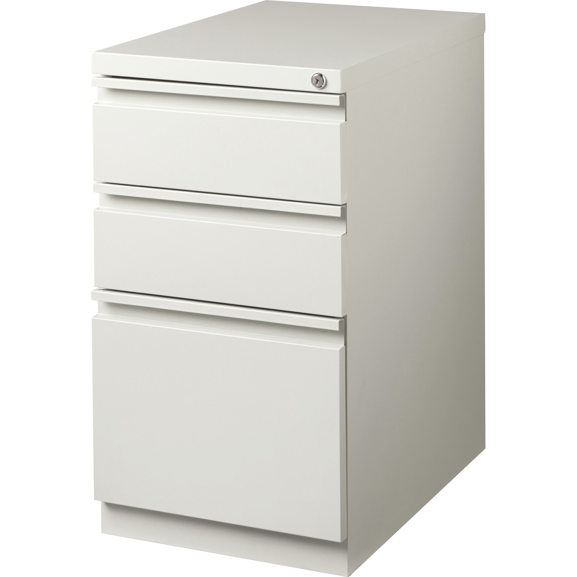 Lorell 23" Box/Box/File Mobile File Cabinet with Full-Width Pull - Image 9