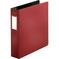 Alternative view of Business Source Slanted 2" D-ring Binders - Burgundy