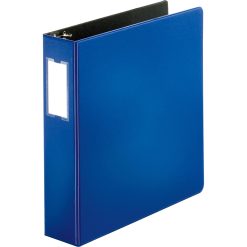Alternative view of Business Source Slanted 2" D-ring Binders - Blue