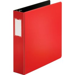 Alternative view of Business Source Slanted 2" D-ring Binders - Red
