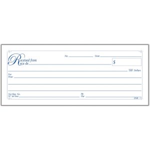 Alternative view of Adams Receipt Book