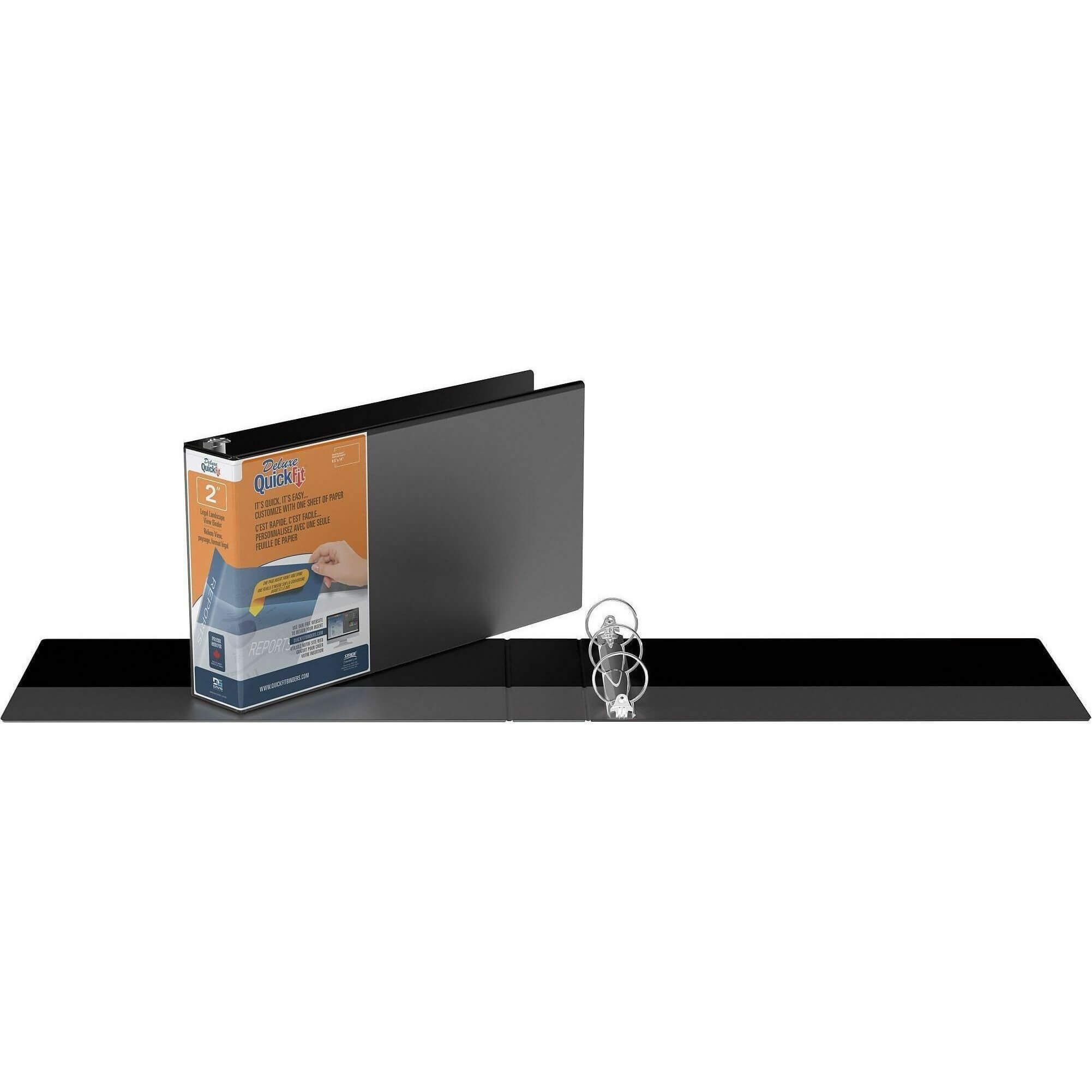 QuickFit Ring Binder, 2 Inch, Ledger Size - Image 2