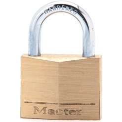 Alternative view of Master Lock Solid Brass Padlock with Key