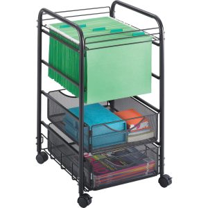 Alternative view of Safco Onyx Mesh Open File with Drawers