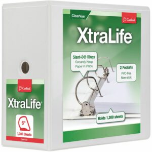 Alternative view of Cardinal? Xtralife ClearVue Locking Slant-D Binder