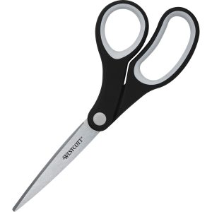 Alternative view of Acme United KleenEarth 8" Bent Soft Handle Scissors