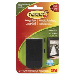 Alternative view of Command Medium Picture Hanging Strips - Black, 17201BLK-C