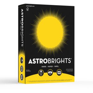 Alternative view of Astrobrights Color Copy Paper - Solar Yellow
