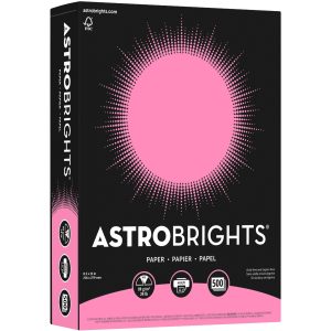 Alternative view of Astrobrights Color Copy Paper - Pulsar Pink