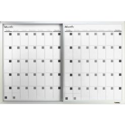 Alternative view of Lorell Magnetic Dry-Erase Calendar Board