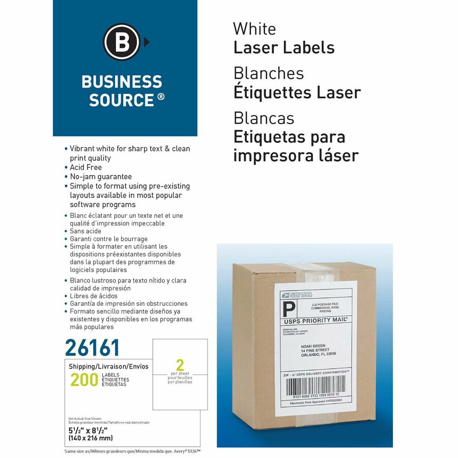 Business Source Shipping Labels - Image 4