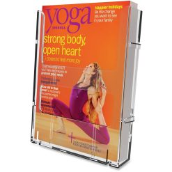 Alternative view of Deflecto Lit Loc Interlocking Magazine Display