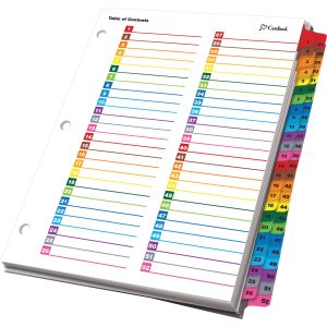 Alternative view of Cardinal? OneStep Printable Dividers
