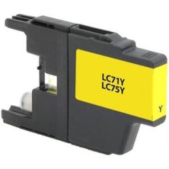 Alternative view of Clover Technologies High Yield Inkjet Ink Cartridge LC71Y, LC75Y - Yellow - 1 Each