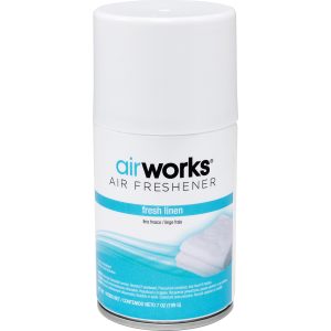 Alternative view of AirWorks Metered Aerosol Air Freshener Fresh Linen - 12 pack
