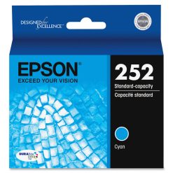 Alternative view of Epson DURABrite Ultra T252220 Original Standard Yield Inkjet Ink Cartridge - Cyan - 1 Each