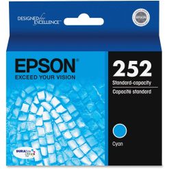 Epson DURABrite Ultra T252220 Original Standard Yield Inkjet Ink Cartridge - Cyan - 1 Each