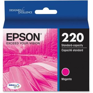 Alternative view of Epson DURABrite Ultra 220 Original Inkjet Ink Cartridge - Magenta - 1 Each