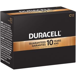Duracell Coppertop Alkaline C Battery - 12 / Box