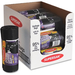 Supersak Ecologo-Certified Garbage Bags-240 / Carton
