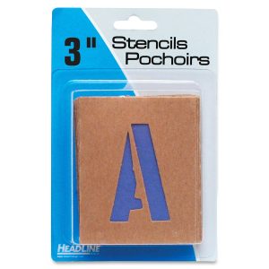 Alternative view of U.S. Stamp & Sign Brown Paper Letters/Numbers Stencils