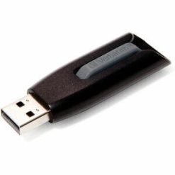 Microban 256GB Store 'n' Go V3 USB 3.2 Gen 1 Flash Drive - Gray