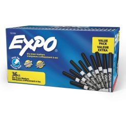 Expo Low-Odor Dry-erase Fine Tip Markers - 36 Pack