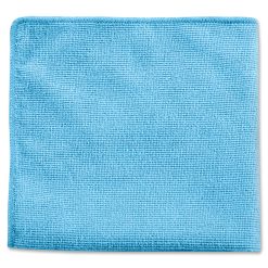 Alternative view of Rubbermaid Commercial Microfiber Cleaning Cloths, 12 x 12 - 24 / Pack, Blue, 24/Pack
