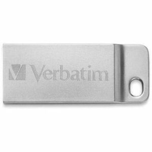 Alternative view of Verbatim 16GB Metal Executive USB Flash Drive - Silver