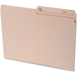 Continental 1/2 Tab Cut Legal Recycled Top Tab File Folder - 100 / Box