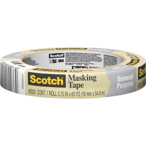Alternative view of Scotch Masking Tape for Production Painting 2020-18A 18 mm x 55 m