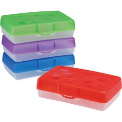 Alternative view of Storex Carrying Case Pencil, Pen, Art Supplies, Paper Clip, Glue Stick - Assorted