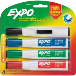 Alternative view of Expo Eraser Cap Magnetic Dry Erase Marker Set