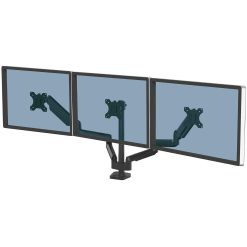 Alternative view of Fellowes Platinum Series Triple Monitor Arm