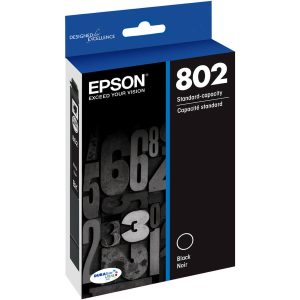 Alternative view of Epson DURABrite Ultra 802 Original Inkjet Ink Cartridge - Black - 1 Each