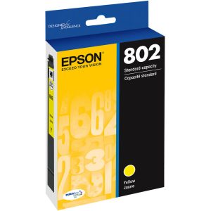 Alternative view of Epson DURABrite Ultra 802 Original Inkjet Ink Cartridge - Yellow - 1 Each