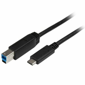 Alternative view of StarTech.com 2m 6 ft USB C to USB B Printer Cable - M/M - USB 3.0 (5Gbps) USB B Cable - USB C to USB B Cable - USB Type C to Type B Cable