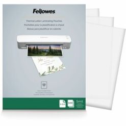 Fellowes Letter-Size Thermal Laminating Pouches - Quantity100