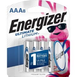 Energizer Ultimate Lithium AAA Batteries - Quantity 8 / Pack