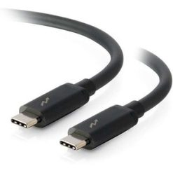 Alternative view of C2G 3ft Thunderbolt 3 USB C Cable - 20Gbps - 100W - Black - M/M