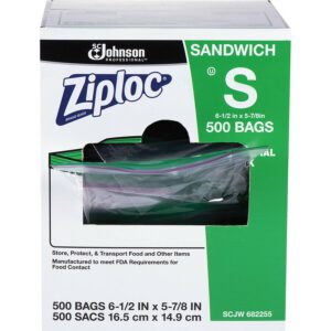 Alternative view of Ziploc? Sandwich Bags - 500 / Carton