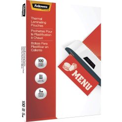 Alternative view of Fellowes Menu Size Thermal Laminating Pouches-100 / Pack